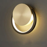 Minimalist Modern Circular LED Wall Sconce Round Ring Bracket Light Fixture
