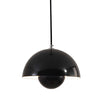 Minimalist Nordic Flowerpot Pendant Light Metal Mushroom Hanging Lamp for Dining Room and Bedroom