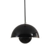 Minimalist Nordic Flowerpot Pendant Light Metal Mushroom Hanging Lamp for Dining Room and Bedroom