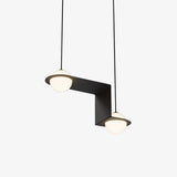 Minimalist Orbion Black Sphere Pendant Light Modern Geometric Glass Droplight