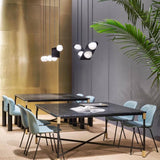 Minimalist Orbion Black Sphere Pendant Light Modern Geometric Glass Droplight