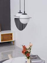 Minimalist Orbion Black Sphere Pendant Light Modern Geometric Glass Droplight