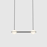 Minimalist Orbion Black Sphere Pendant Light Modern Geometric Glass Droplight