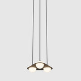Minimalist Orbion Black Sphere Pendant Light Modern Geometric Glass Droplight