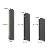 Minimalist Outdoor Waterproof LED Linear Sconce Modern Villa Porch Strip Wall Lamp