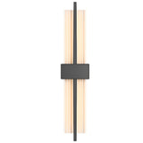 Minimalist Rectangular LED Wall Sconce Modern Acrylic Gold Black Postmodern Bedside Lamp for Living Room