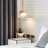 Minimalist Round LED Pendant Chandelier with Glass Globe and Adjustable Wire for Modern Homes
