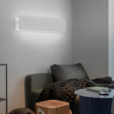 Minimalist White LED Strip Wall Lamp with 270 Degree Adjustable Rotation for Modern Interior