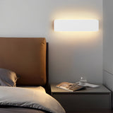 Minimalist White LED Strip Wall Lamp with 270 Degree Adjustable Rotation for Modern Interior