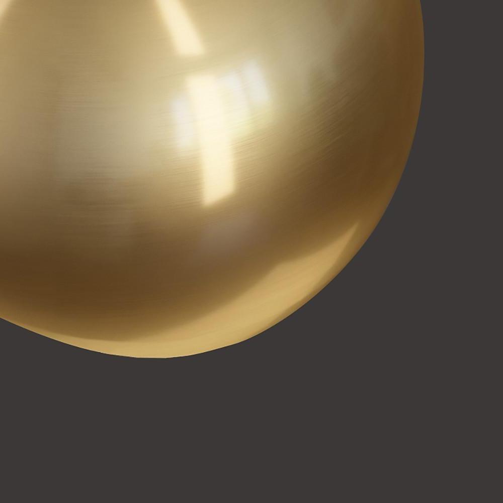 Nordic Copper Globe LED Flush Mount Ceiling Light Fixture 6 Inch Small Globe Lamp