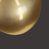 Nordic Copper Globe LED Flush Mount Ceiling Light Fixture 6 Inch Small Globe Lamp