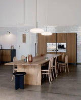Model 2065 Mid Century Modern Pendant Lamp Opalescent Saucer Suspension Light