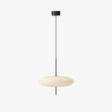 Model 2065 Mid Century Modern Pendant Lamp Opalescent Saucer Suspension Light
