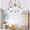 Modern 10 Head Cluster Spider Chandelier DIY Adjustable Industrial LED Pendant Ceiling Light