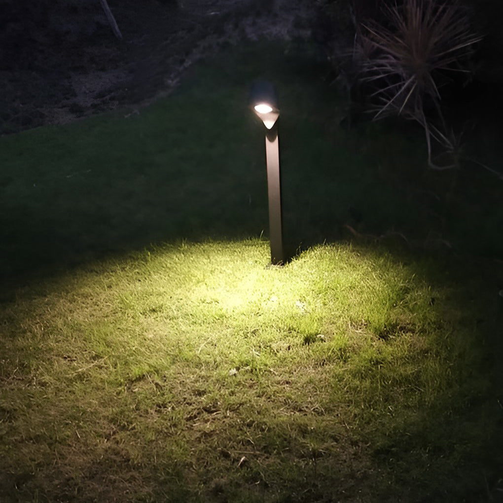 Modern 10W Black LED Outdoor Garden Pathway Light Waterproof Aluminum Landscape Lamp