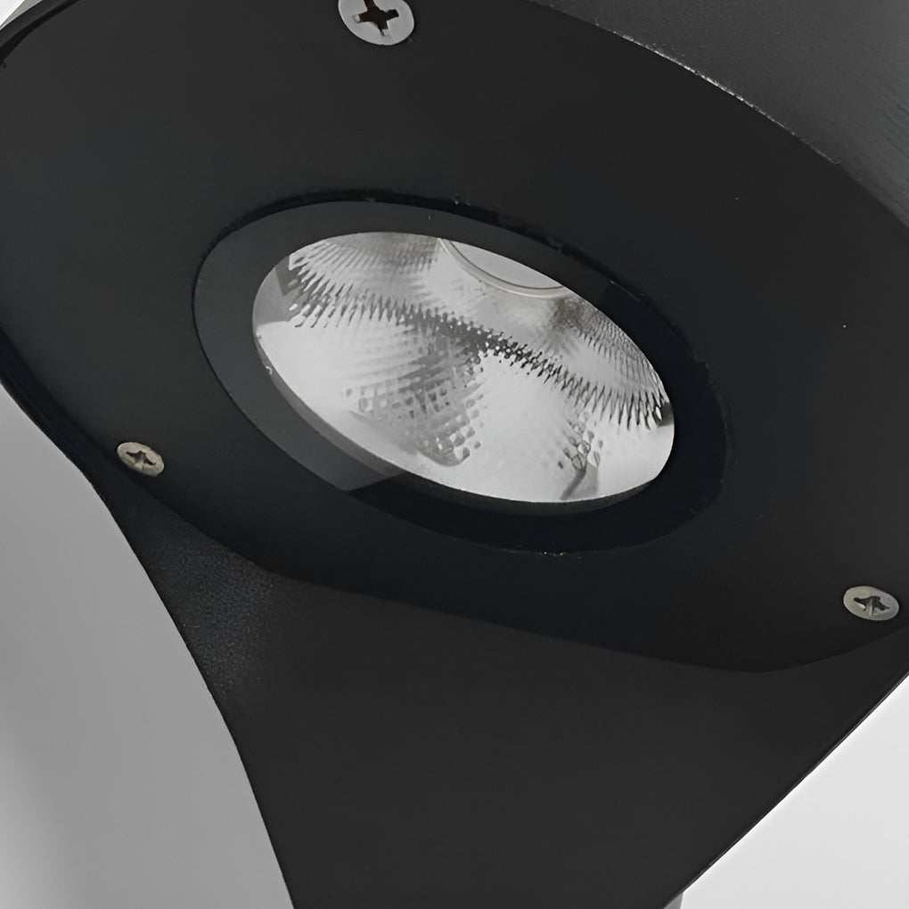 Modern 10W Black LED Outdoor Garden Pathway Light Waterproof Aluminum Landscape Lamp