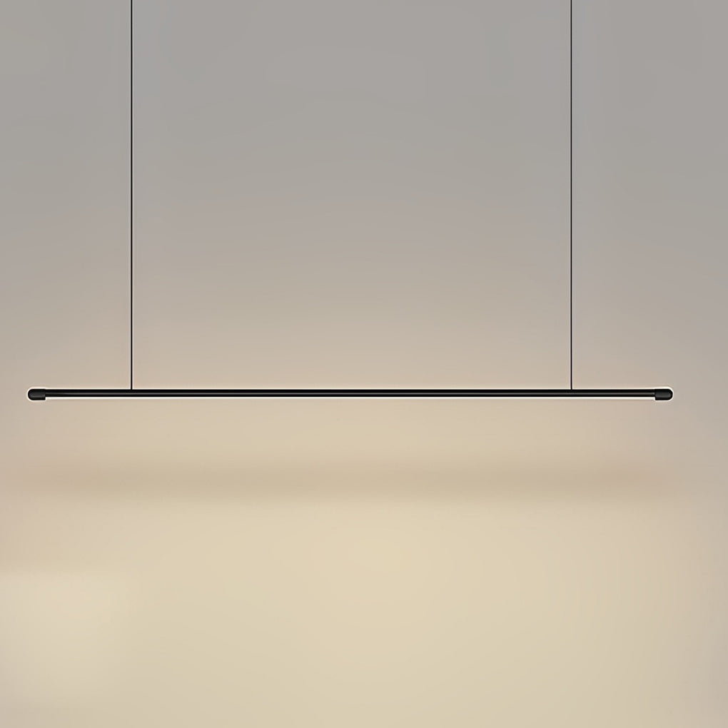 Modern 16 Inch Geometric LED Pendant Light Black Adjustable Hanging Lamp for Dining Room and Office