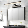 Modern 160 Degree Rotating LED Bathroom Vanity Light with Crystal Effect Acrylic Shade and Color Dimming