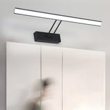 Modern 240 Degree Adjustable Linear LED Vanity Light for Bathroom Mirror Makeup Sconce