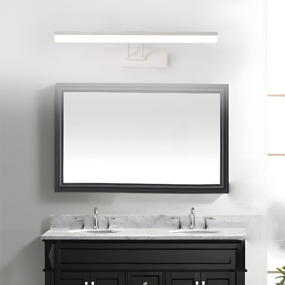 Modern 240 Degree Adjustable Linear LED Vanity Light for Bathroom Mirror Makeup Sconce