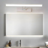Modern 240 Degree Adjustable Linear LED Vanity Light for Bathroom Mirror Makeup Sconce