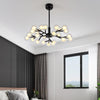Modern 25 Light Sputnik Glass Globe Cluster LED Chandelier Pendant Light for Dining Room