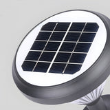 Modern 27.6 Inch Black Aluminum Solar Pathway Light Waterproof Outdoor Garden Path Landscape Lighting