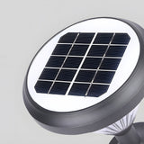 Modern 27.6 Inch Black Solar LED Pathway Light for Outdoor Landscape Gardens