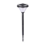 Modern 27.6 Inch Black Solar LED Pathway Light for Outdoor Landscape Gardens