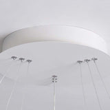 Modern 3 Ring LED Chandelier Round Circular Hanging Ceiling Light for Dining Room