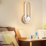 Modern 330 Degree Rotating Rectangular LED Wall Sconce Nordic Style Indoor Lighting