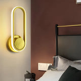 Modern 330 Degree Rotating Rectangular LED Wall Sconce Nordic Style Indoor Lighting