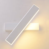 Modern 360 Degree Rotating LED Wall Sconce Minimalist Bedside Lamp for Hallway