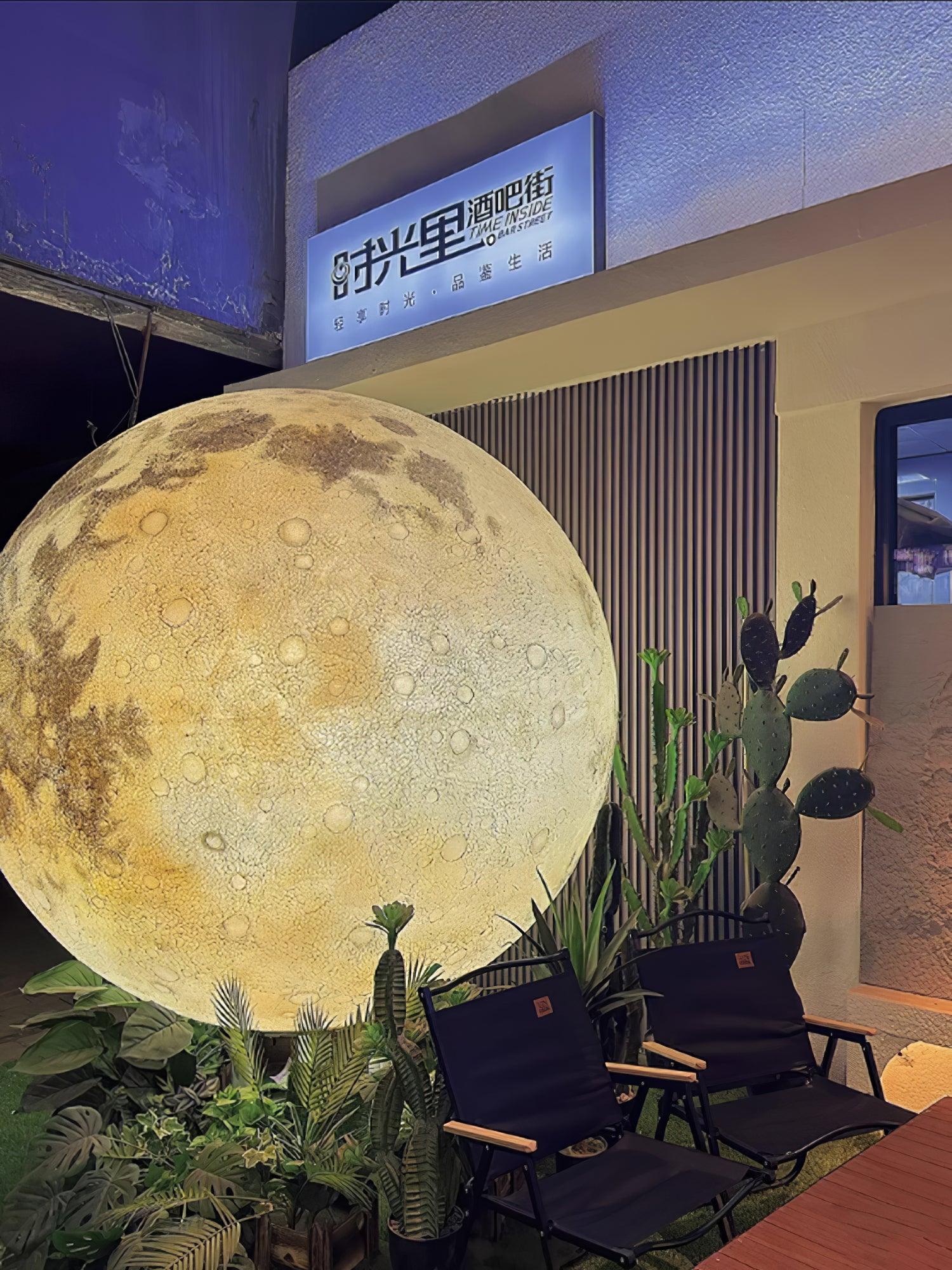 Modern 3D Planet Ball Resin Pendant Light for Celestial Bedroom and Living Room Decor