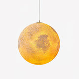 Modern 3D Planet Ball Resin Pendant Light for Celestial Bedroom and Living Room Decor