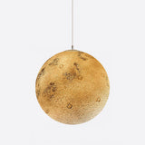 Modern 3D Planet Ball Resin Pendant Light for Celestial Bedroom and Living Room Decor