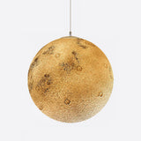 Modern 3D Planet Ball Resin Pendant Light for Celestial Bedroom and Living Room Decor