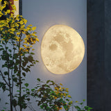 Modern 3D Printed Moon Wall Sconce Celestial LED Indoor Lighting for Bedrooms and Living Rooms