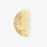 Modern 3D Printed Moon Wall Sconce Celestial LED Indoor Lighting for Bedrooms and Living Rooms