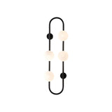 Modern 4 Globe Glass Bubble LED Wall Sconce Decorative Interior Lighting for Bedroom and Living Room