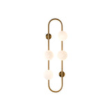 Modern 4 Globe Glass Bubble LED Wall Sconce Decorative Interior Lighting for Bedroom and Living Room