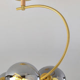 Modern 5 Light Globe Cluster Chandelier Glass Shade Ceiling Pendant for Dining Room