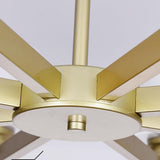Modern 6 Light Glass Candlestick Chandelier Elegant Metal Ceiling Light Fixture