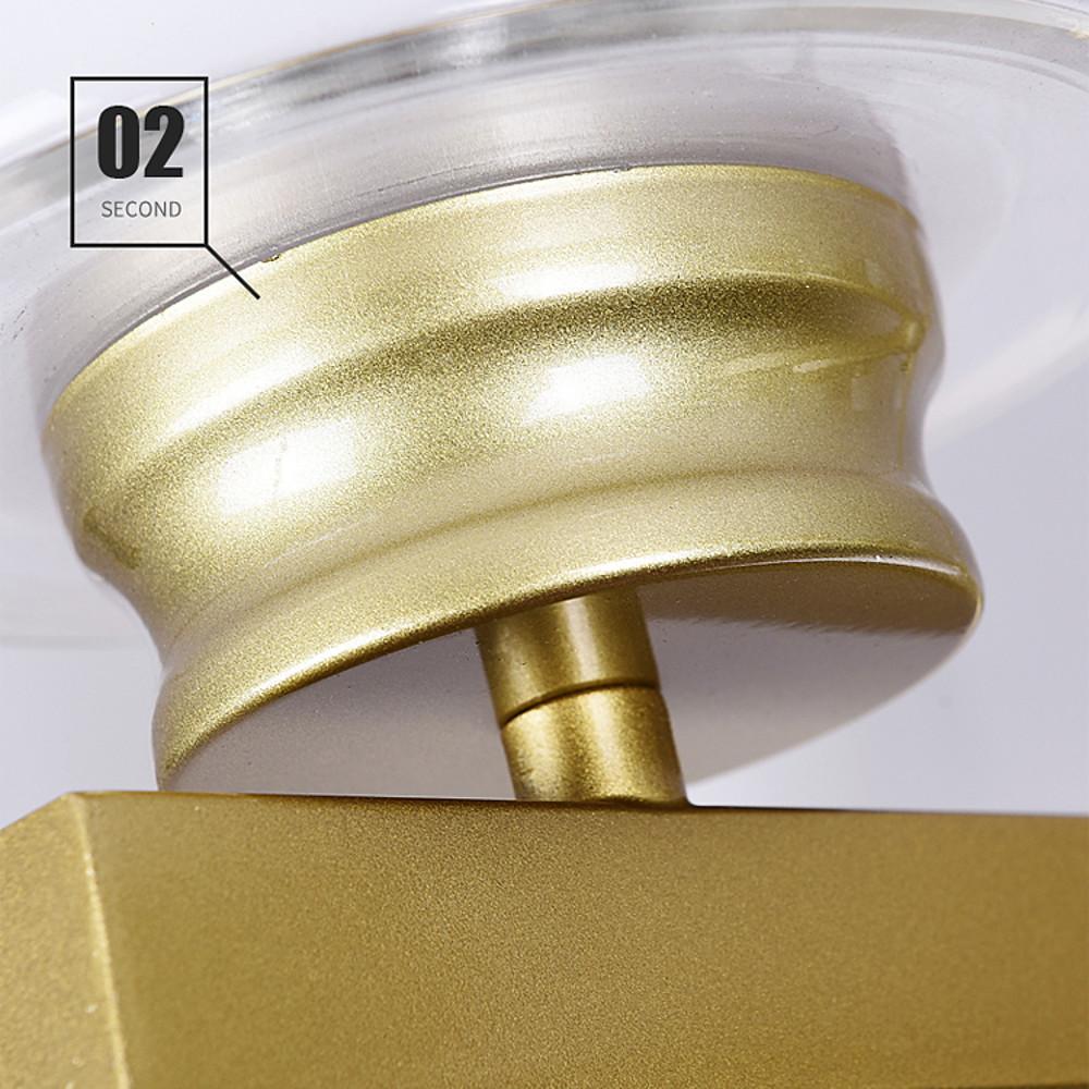 Modern 6 Light Glass Candlestick Chandelier Elegant Metal Ceiling Light Fixture