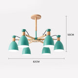 Modern 6 Light Nordic LED Pendant Chandelier for Dining Room and Living Room Decor