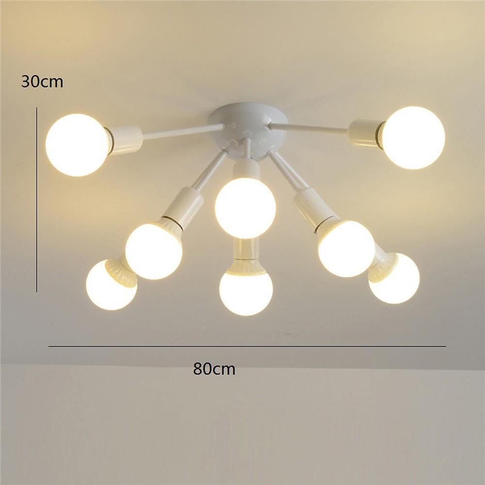 Modern 8 Light Gold Cluster Flush Mount Ceiling Light for Living Room Bedroom