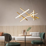 Modern 8 Light LED Sputnik Pendant Lamp Nordic Style Chandelier for Kitchen Island Dining Room and Bedroom
