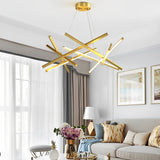 Modern 8 Light LED Sputnik Pendant Lamp Nordic Style Chandelier for Kitchen Island Dining Room and Bedroom