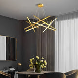Modern 8 Light LED Sputnik Pendant Lamp Nordic Style Chandelier for Kitchen Island Dining Room and Bedroom