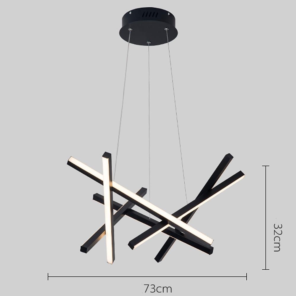 Modern 8 Light LED Sputnik Pendant Lamp Nordic Style Chandelier for Kitchen Island Dining Room and Bedroom